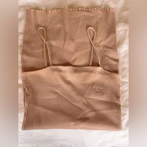 Topshop mini dress in pale pink almost “nude” color. Size 4. Gently worn :)